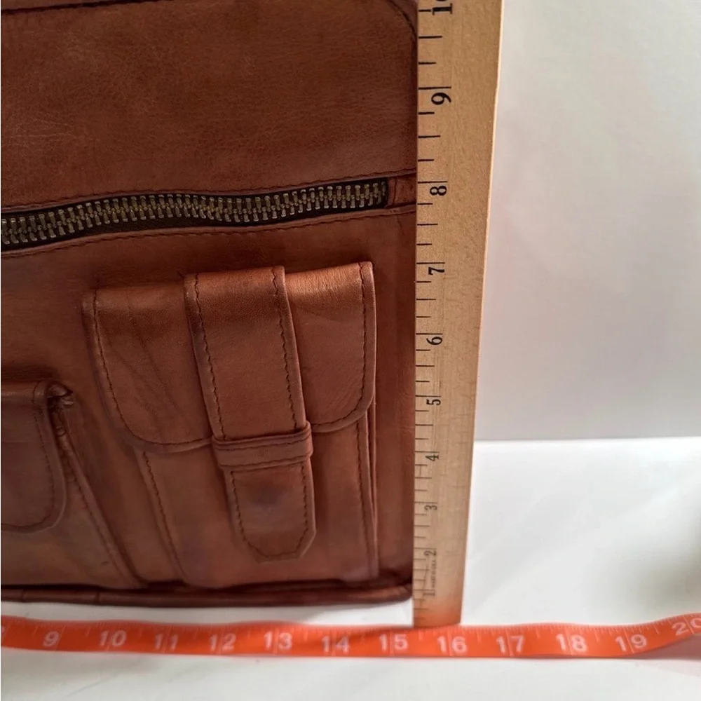 Vintage Tumi Leather Brown Brief Case